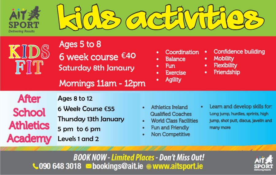 Book your Children in for Athletics